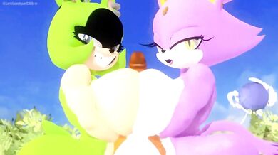 'Busty Lady vs Huge Dick in Heavy Petting'