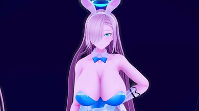 The series with an orgy of bunnies, Asuna, Karin, and Toki!