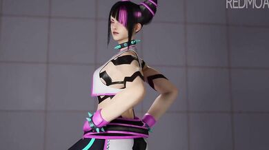 Redtube: Juri and Han, the Hentai Footjob