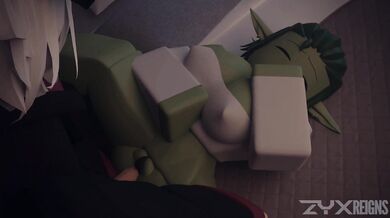 Rewarding Her with a Hentai Fucking Orgy