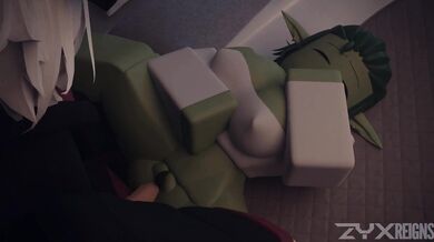 Rewarding Her with a Hentai Fucking Orgy