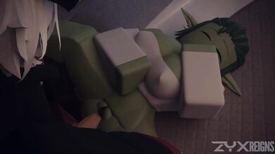 Rewarding Her with a Hentai Fucking Orgy