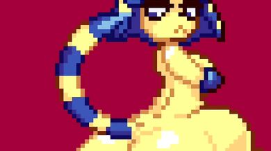 'Fully-Pixeled Ankh Loves to Upload Her Video and Enjoy the Hentai Porn Action!'