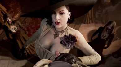 'Sexy teen girlfriends take on their curvy babysitter, Dimitrescu '