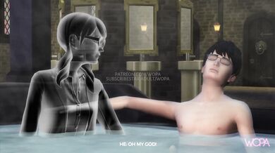 'Harry Potter and Moaning Myrtle have wild sex in the steamy showers of Hogwarts.'