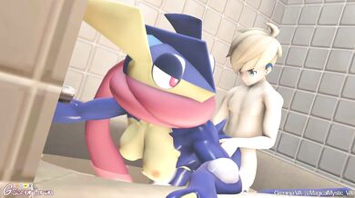 'The Ultimate Water Sensei: Greninja's Secret Bath Time Antics'
