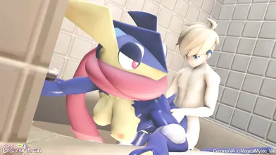 'The Ultimate Water Sensei: Greninja's Secret Bath Time Antics'
