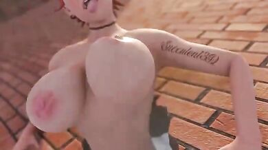 Watch the hot Frankie as she bounces her voluptuous breasts in this steamy hentai porn video!