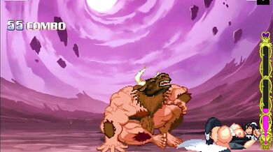 "The Mighty Minotaur vs The Seductive Iroha: A Battle of Lust and Love"