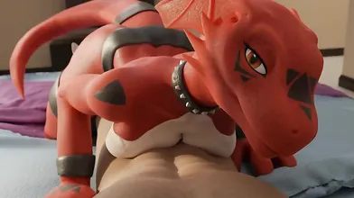 'Dirty Morning Routine with Guilmon'
