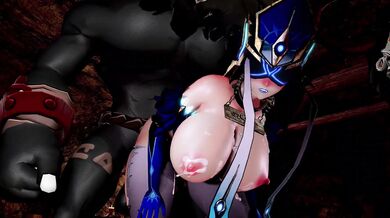 The story revolves around a maiden with mirror-like skin, who defeats her rebellious breast slave through submission sex.