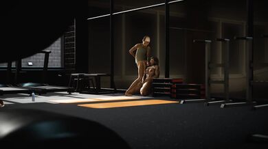 '"Super Smash Bros." hottie Chun-Li gets a naughty workout at the gym in this Raizen Studio production.'