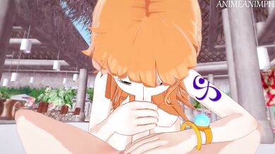 'Nami, the Captain's Daughter, Gets Gangbanged by Luffy and His Crew Mates'