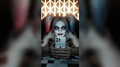 'Harley Quinn On The Phone With Her Favorite Unhinged Lover'