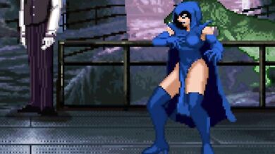 'The Dark Knight Rises as the Raven Can't Resist the Ultimate Gangbang in the Batcave'