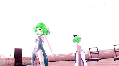 'Momoka's MMD Exercise - Stretching and Blowjobs!'