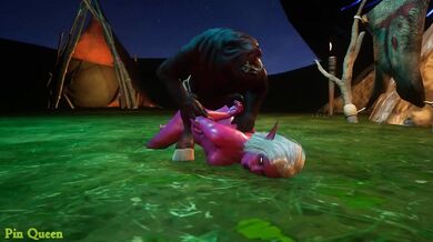 '"A Night Elf's Wild Life" - An Old Goblin Cums'