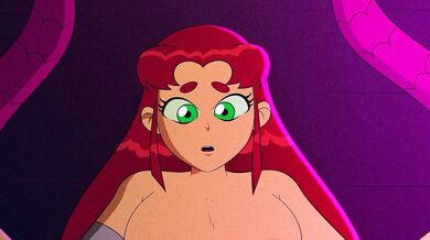 'Starfire and Raven Go at It in the Bedroom'