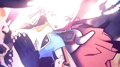 Wanna play dress up? Here's your chance to be the center of attention with a sexy cosplayer in some hardcore hentai action!