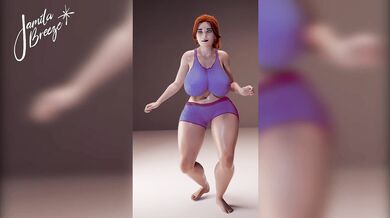"Mommy's Naked Physics Test - Dancing in Her Sports Bra!"
