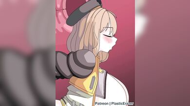 "Sexual Encounter of Two Women with a Strap-on Dildo during an Anime Convention in the Year 2050"