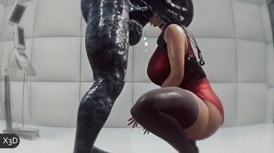 'Ada Wong and the Test Subject [Alt] in XXX-Dimensions'