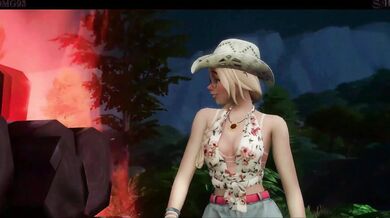 'In the darkness of despair, she finds solace in her vessel for the fallen...'