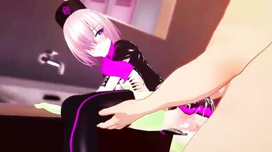 "Mashu's schoolmate gets fucked by her senior husband in an NTR threesome."