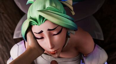 "Sexy MILF Akali 3C enjoys a passionate night with her neighbor's son while he watches from the other side of the wall."