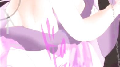 'Erotic Art Painting of Knights and Nymphs - The Burning Passion'