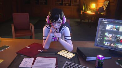 D.Va Porn Student Fixing Grades PMV