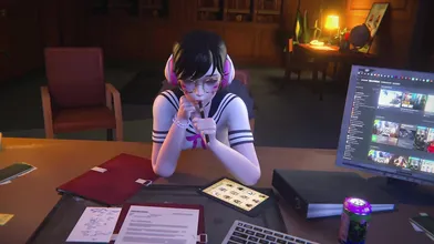 D.Va Porn Student Fixing Grades PMV