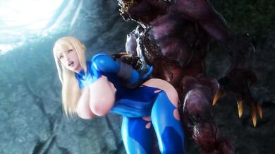 Hentai Porn: Samus, the Monster Hunter Breeds with Compilation of All Her Favorite Creatures Written by: John Doe
