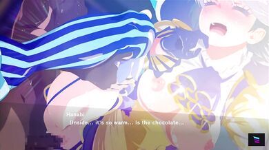 "The Hallowitch Hanabi: A Tale of Spellbinding Ecstasy"