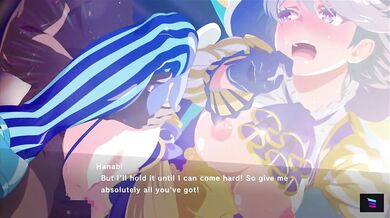 "The Hallowitch Hanabi: A Tale of Spellbinding Ecstasy"