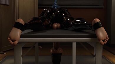 "The Dominatrix and her Hunky Slave: A Milking Session"