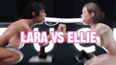 "Riding the Wheel of Fornication with Lara and Ellie"