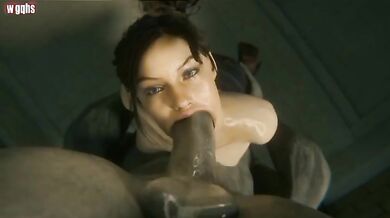 WATCH Claire Redfield and Mrx get it on in this hot porn scene!
