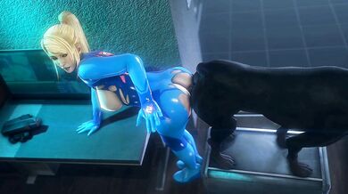 Sexy Samus with her Cute Doggy in 4k Ultra HD Quality and High Frame Rate (Note: It's not actually porn)