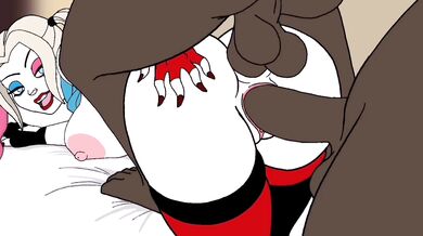 'Slutty Harley Gets Double Pleasure with Two Black Dudes'