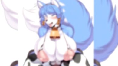 'Krystal, the Star Fox babe, gets down and dirty with her sexy lover Cervina7 in an intense hentai scene!'