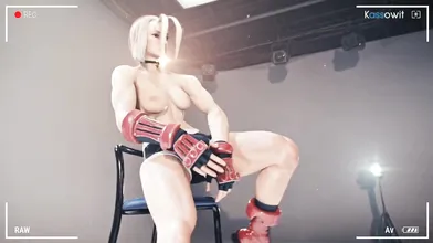 "Watch as the sexy Cammy from Street Fighter battles her way through a compilation of all-new hentai porn scenes!"