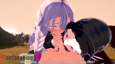 Demon Slayer - Mitsuri Kanroji and Nezuko Kamado Threesome