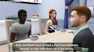 A young African student, for*ced to fuck a homeless housewife, in part two of the hentai porn video.