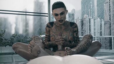 "El Amor en la Ducha con Jack y su Esposa de Español."