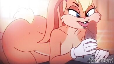 'Lola Bunny Sucks Off Bugs and Daffy in a Looney Tunes Hentai Porn Video'
