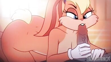 'Lola Bunny Sucks Off Bugs and Daffy in a Looney Tunes Hentai Porn Video'