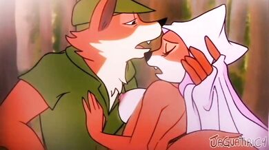"Robin Hood and Maid Marian's Passionate Love-making in Sherwood Forest"
