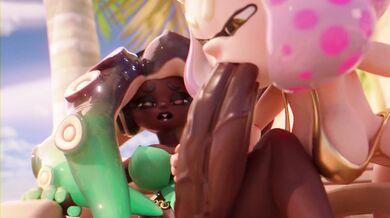 'Sexual Pleasure In Paradise: Marina & Pearl Licking Each Other in the Beach [Poxygon]'