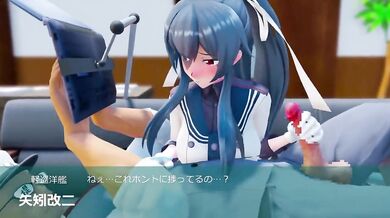 "Yahagi Kantai Collection [Mutual Masturbation] with Kaotaro12."